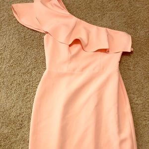 One shoulder dress